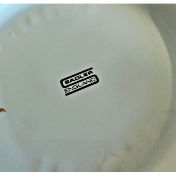 Sadler England Bone China 4 Cup Tea Pot Rose Basket Bouquet 1950's - Picture 11 of 12